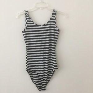 Striped Body Suit
